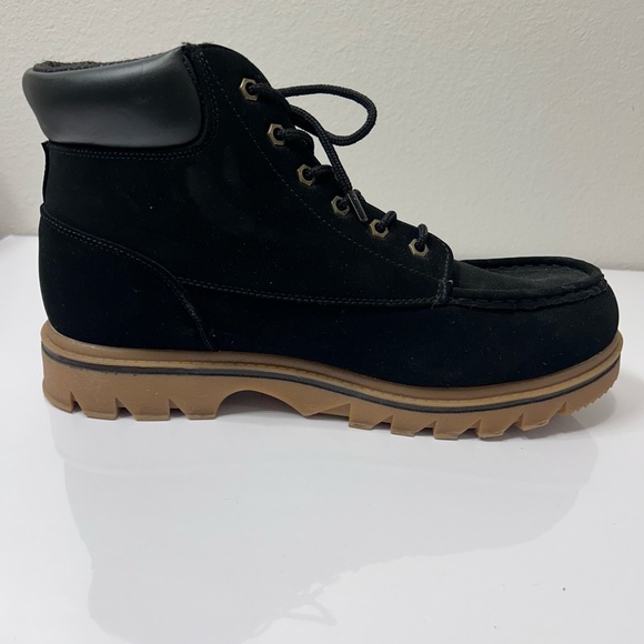 Lugz Warsaw Lace Up Men’s work Safety Shoes Size 13 Black - Picture 8 of 13